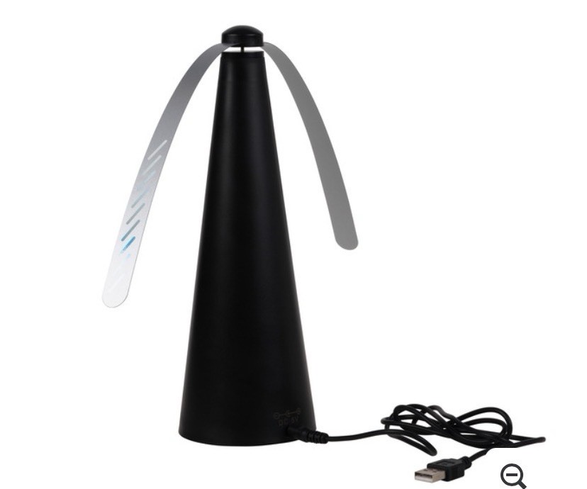 2 Pack Bug Repelling Fan Rechargeable Fly Outdoor Indoor Item 1990391