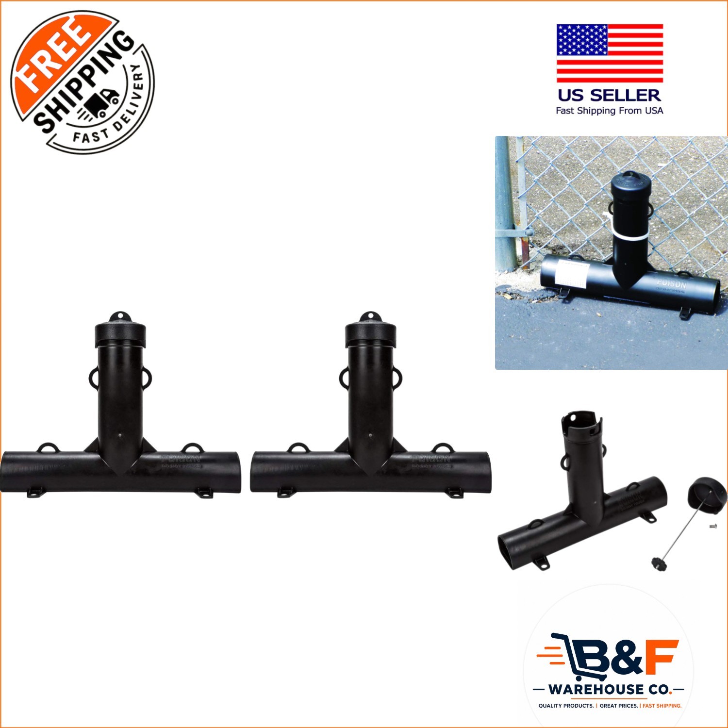 Versatile 2 Pack Top Loader Bait Station for Rats, Mice & Voles – Modern Design