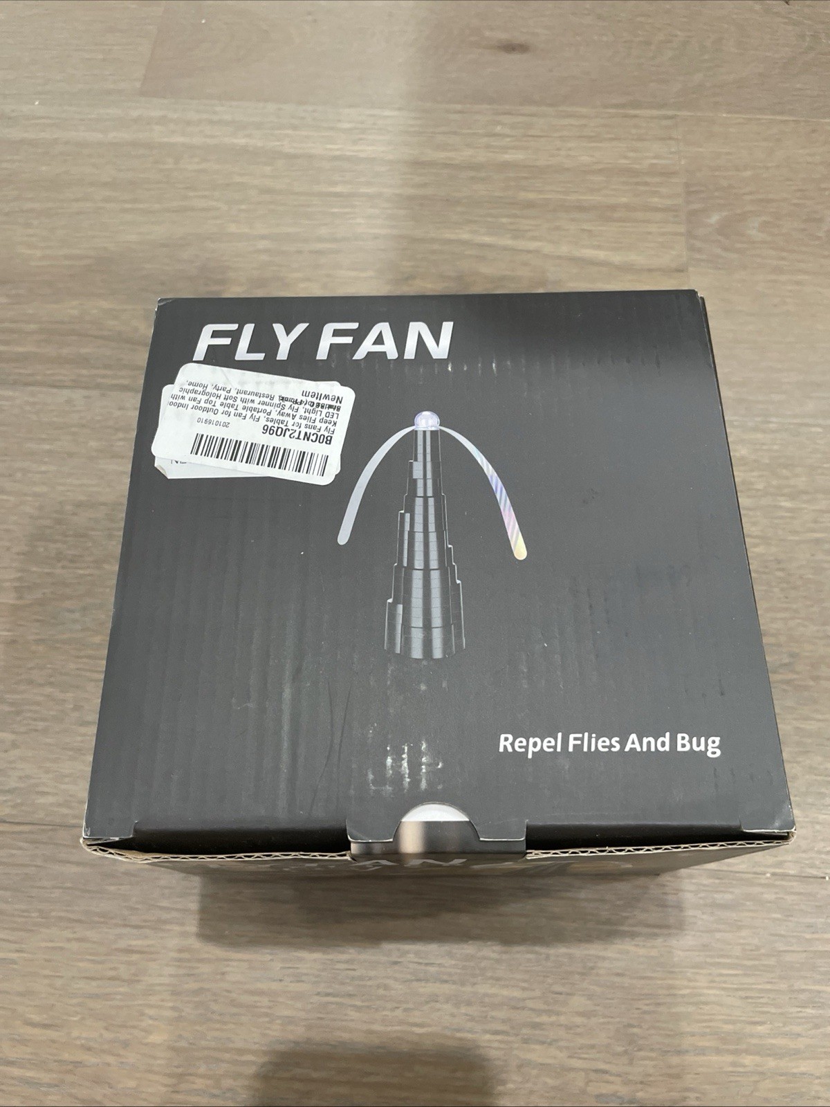 New 4-Pcs Fly Repellent Fans, Battery-Powered Bug Deterrent for Parties & BBQs