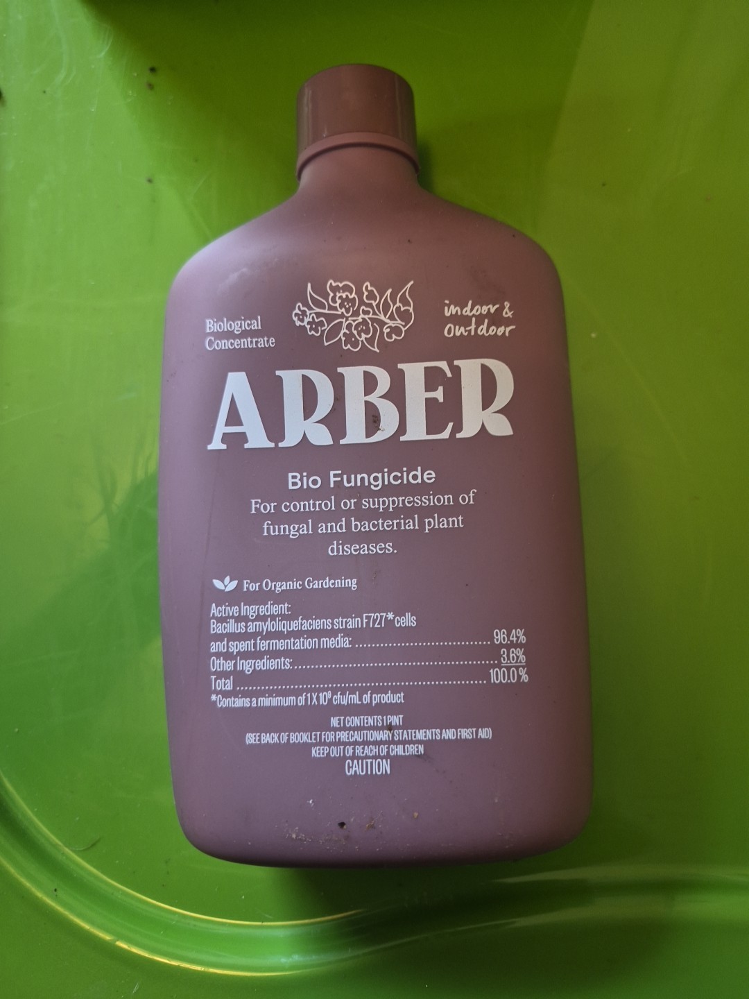 Arber Bio Fungicide Organic Disease & Fungus Control 16 fl oz Concentrate
