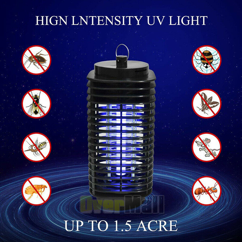 Indoor Zapper Electric Insect Fly Pest Bug Gnat and Mosquito Bug Trap Lamp