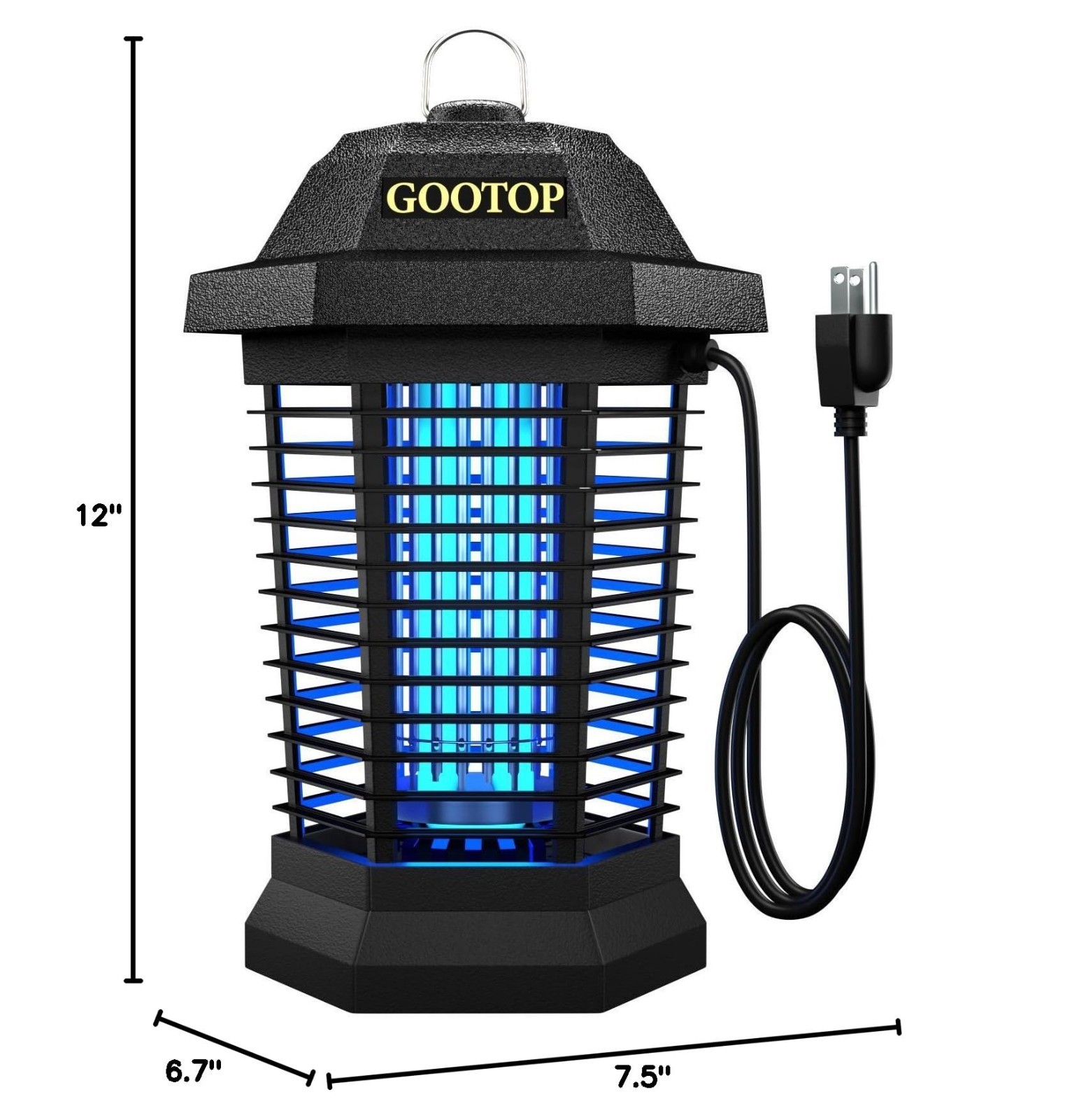 Electric Bug Zapper 4200V – Outdoor Mosquito Killer & Fly Trap, Indoor/Outdoor I