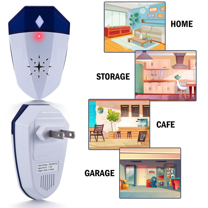 1-8X Ultrasonic Pest Control Repeller US Plug-in Reject Rat Mouse Mice Spider US