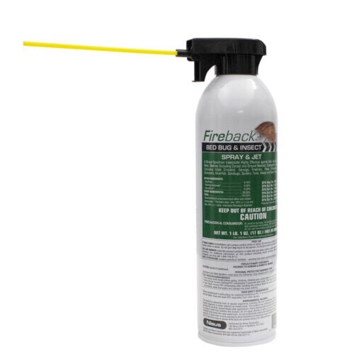 Fireback Bed Bug & Insect Spray & Jet – Quick Knockdown of Bed Bugs and Insects