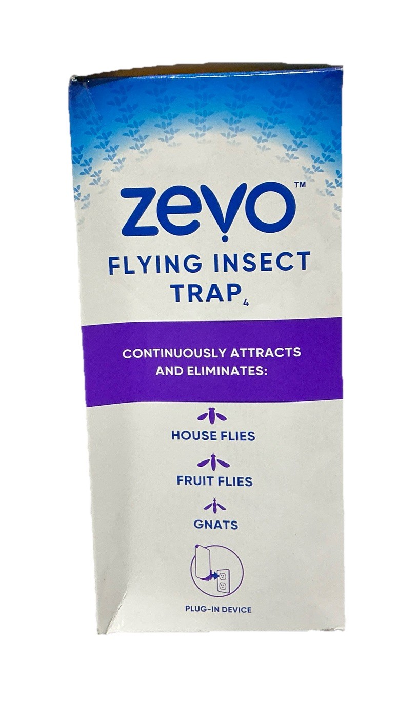 Zevo Flying Insect Trap Starter Kit. 1 Device & 1 Refill Cartridge