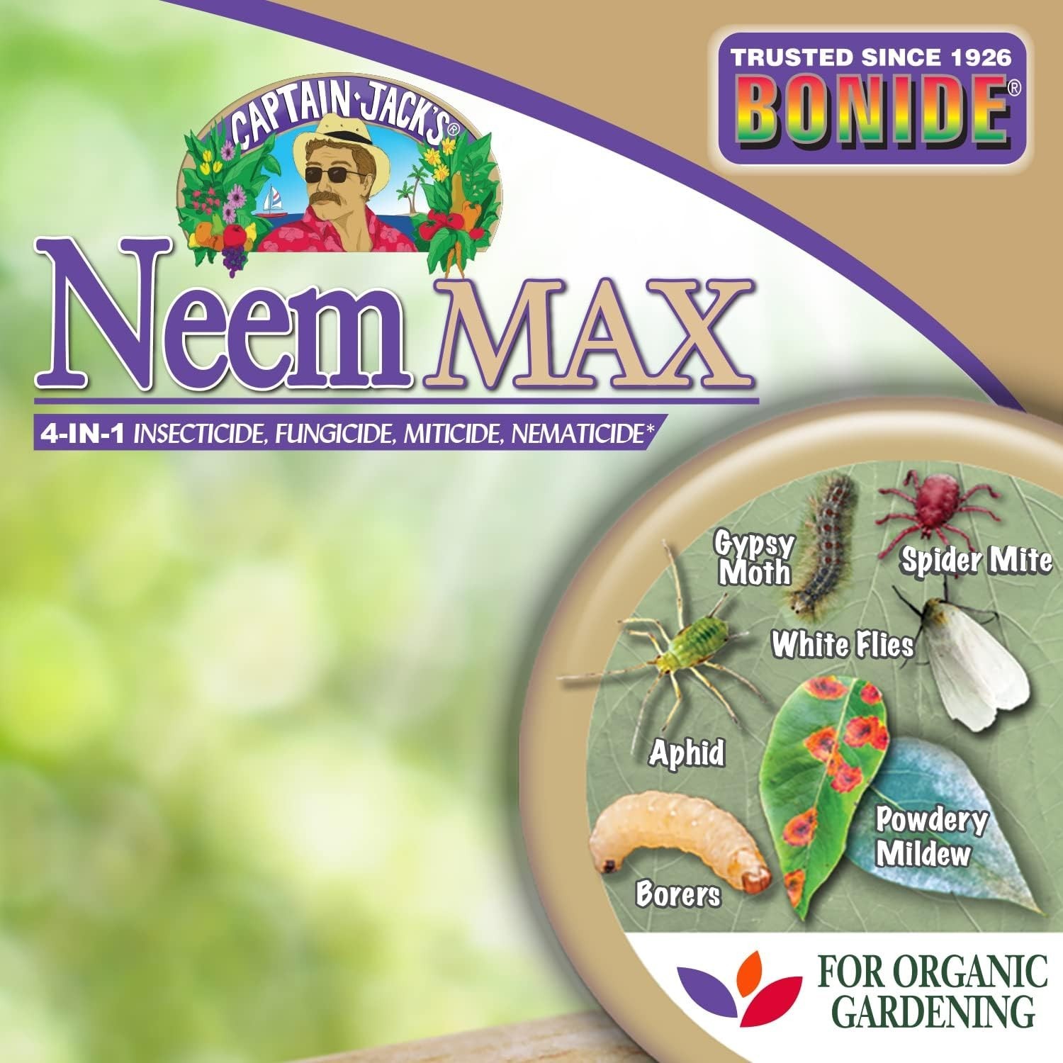 Captain Jack’s Neem Max, 128 oz Ready-to-Use Spray Cold Pressed Neem Oil