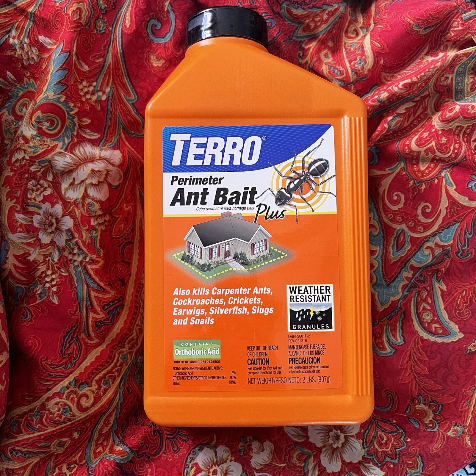 Terro T2600 Perimeter Ant Bait Plus Multi Purpose Insect Control Granules 2 Lbs.