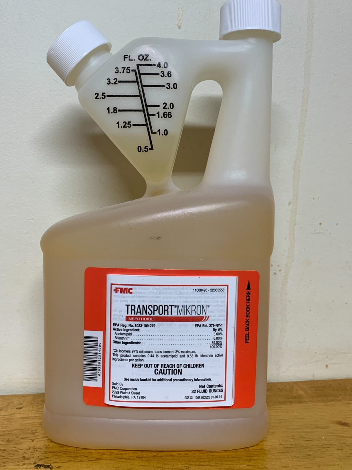 FMC Transport Mikron 32 oz bottle Insecticide Roach, Ants, Bees,Spiders,bed bugs