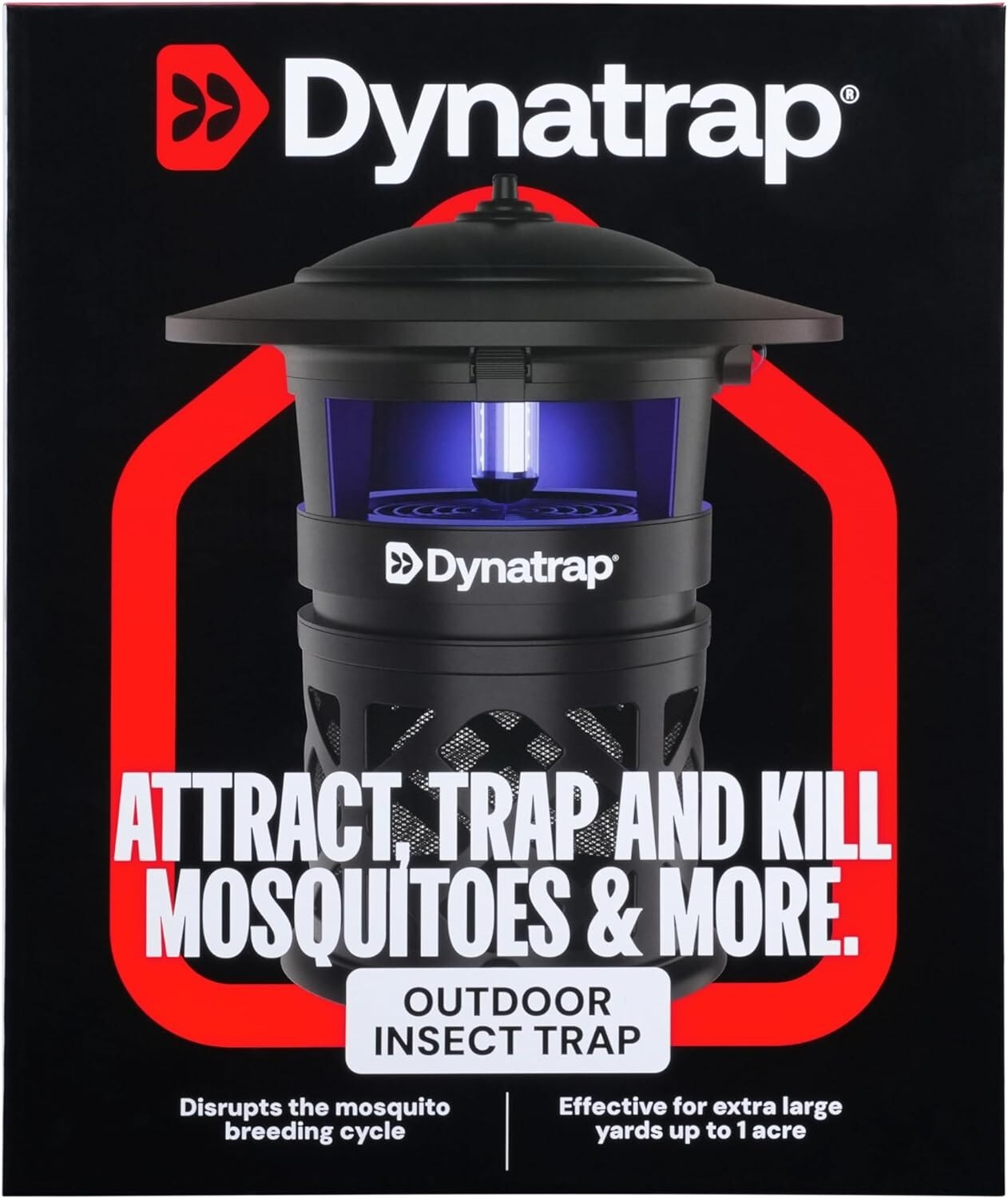Advanced 1 Acre Mosquito and Insect Killer – UV Light & Quiet Fan Technology