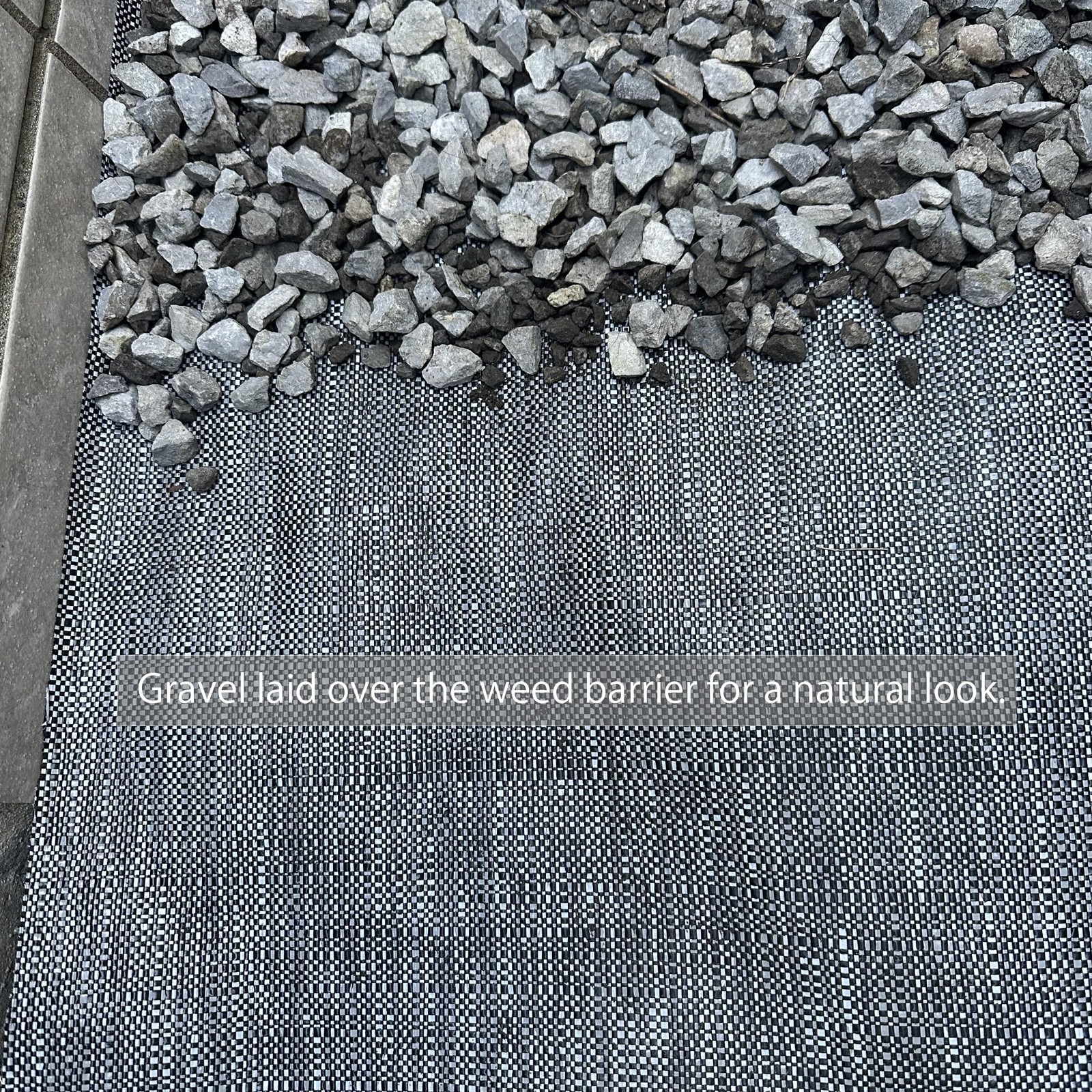 Medium-Duty Weed Barrier Fabric – Polypropylene Landscape Fabric for Gravel, …