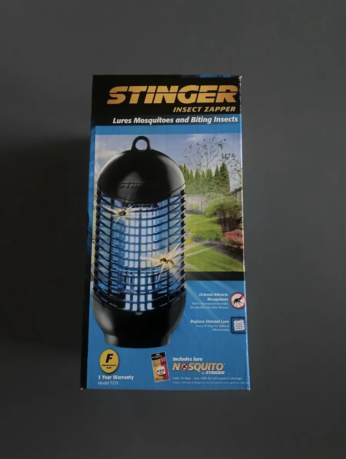 Stinger Backyard Insect and Mosquito Killer Bug Zapper – 1/2 Acre Coverage Lamp