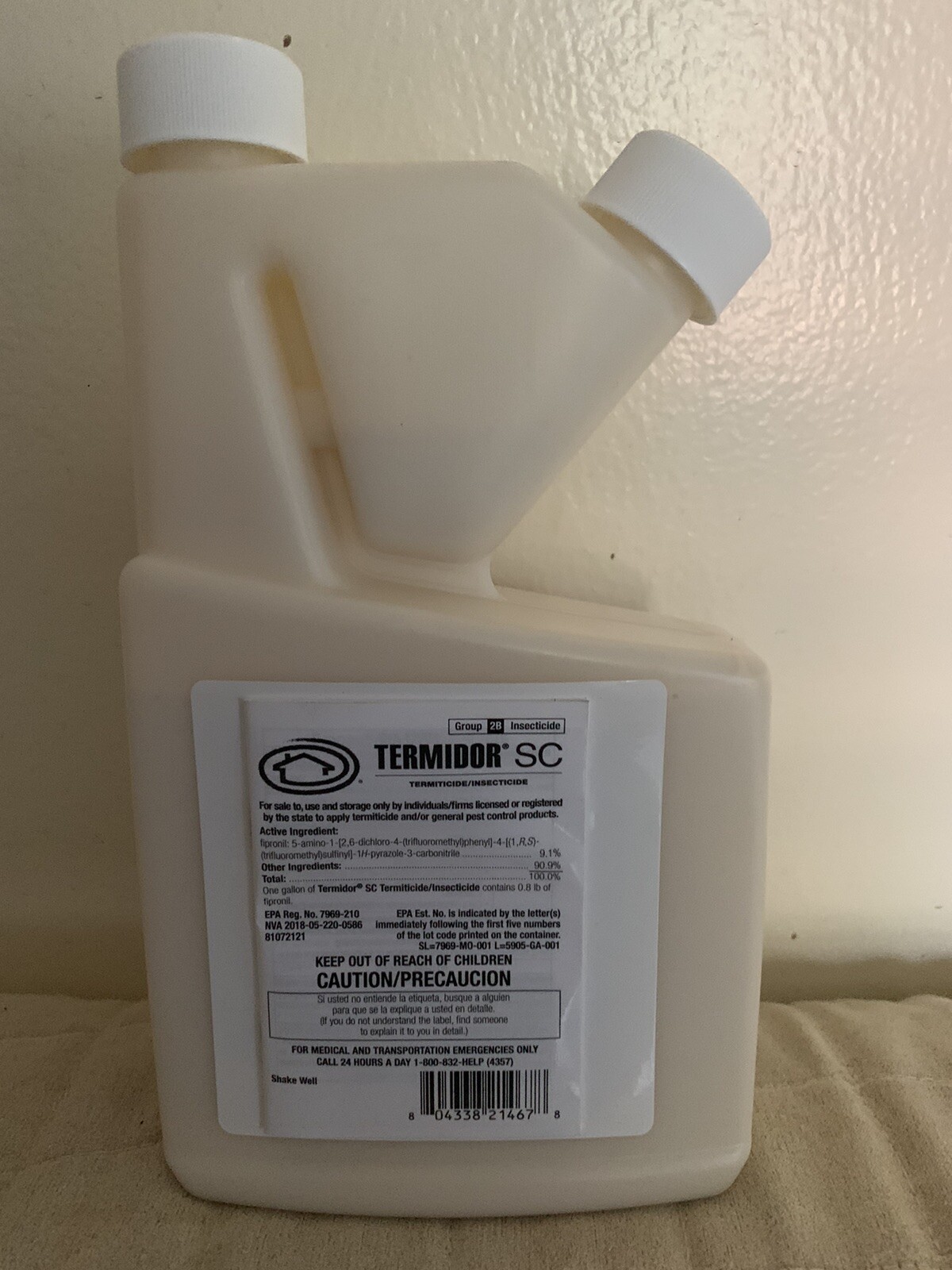 Termidor SC 20 oz. BASF Termiticide Insecticide – NOT FOR SALE TO: NY, CT, IN,SC