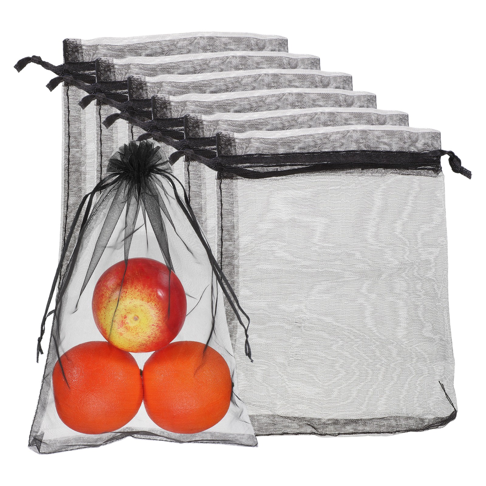 20Pcs Fruit Protection Bags, 15.7×11.8inch Netting Cover Bag, Black