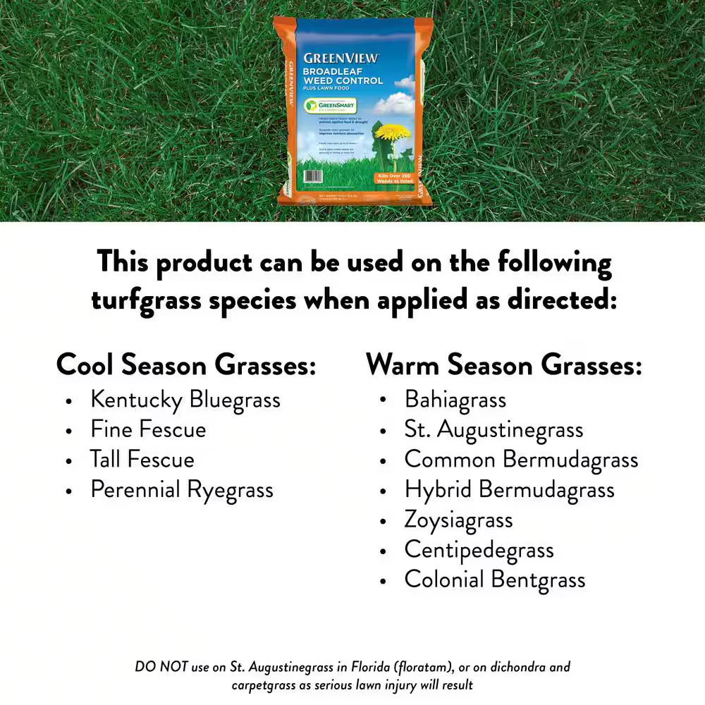 39 Lbs. Weed and Feed, Covers 15,000 Sq. Ft. (27-0-4)