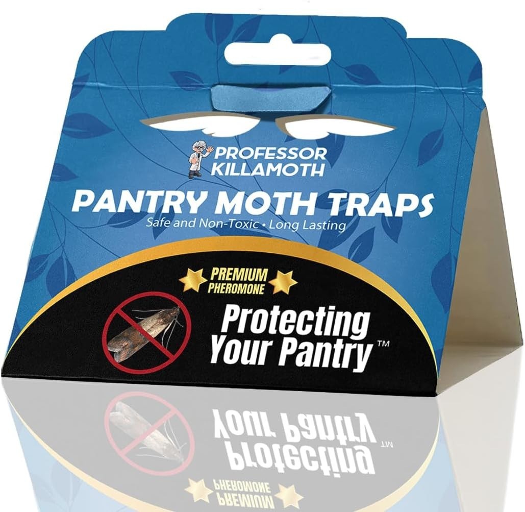Pantry Moth Traps 6 Pack Blue Non-Toxic Child Pet Safe Insect Killer