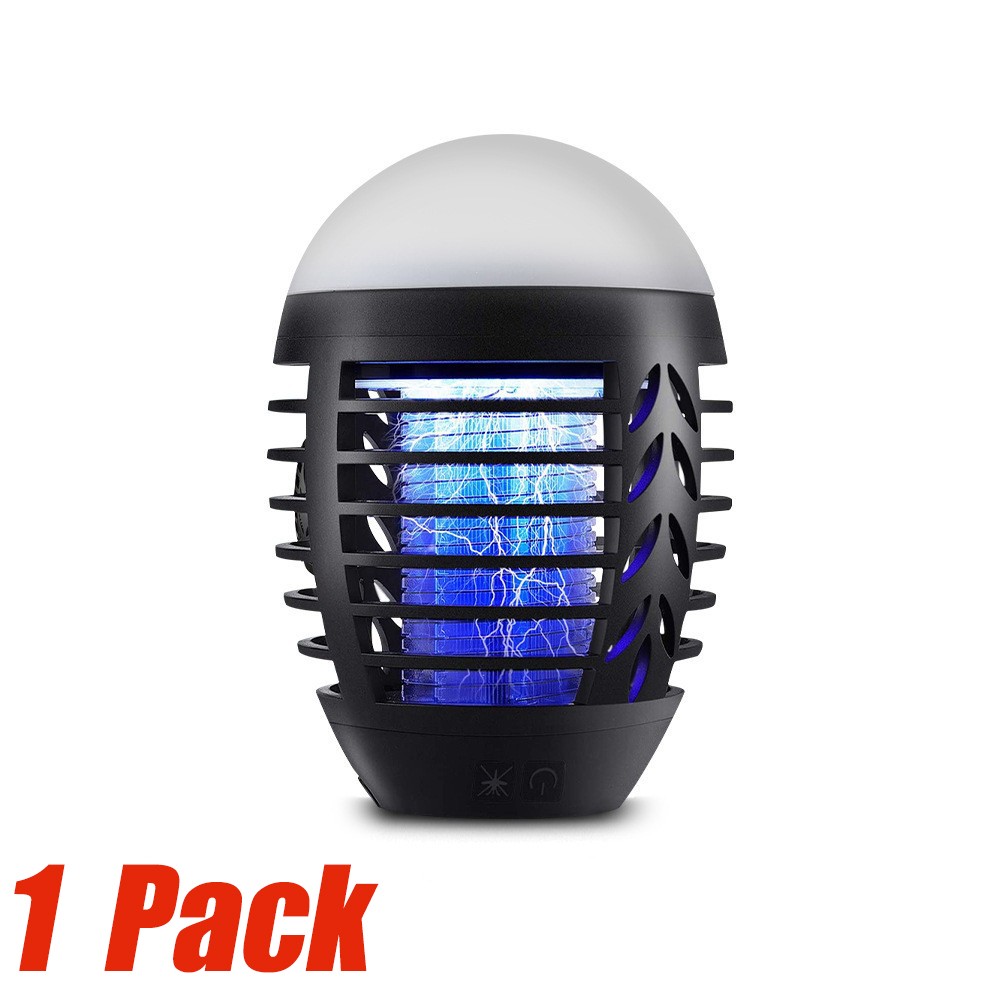 1/2 Pcs Camping Lantern Bug Zapper Rechargeable Tent Light Mosquito Killer,New,a