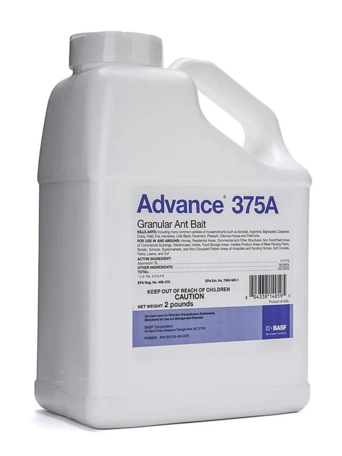 2 LB Advance 375A Ant Bait Control Fire Pharoah Carpenter Black House Crazy etc.