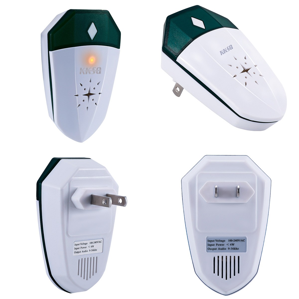 Electric Ultrasonic Pest Repeller US Plug Anti Insect Bug Rat Spider Mosquito
