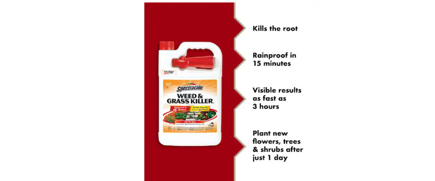 Spectracide Weed and Grass Killer 128 Oz Sprayer Ready-to-use 1 Gallon