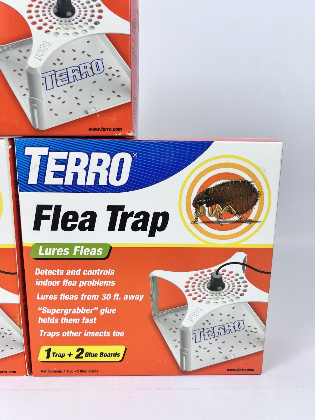Terro Flea Trap Lure T230 Electric Indoor Insect Light Killer 3 Pack Lot Set