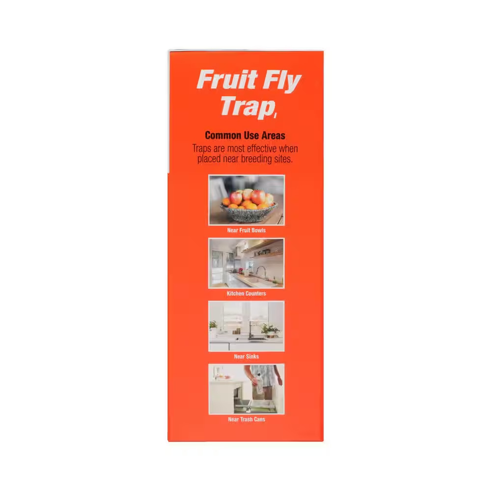 Indoor Fruit Fly Trap, (2-count) , Terro Traps, In Built With Window Sinks…