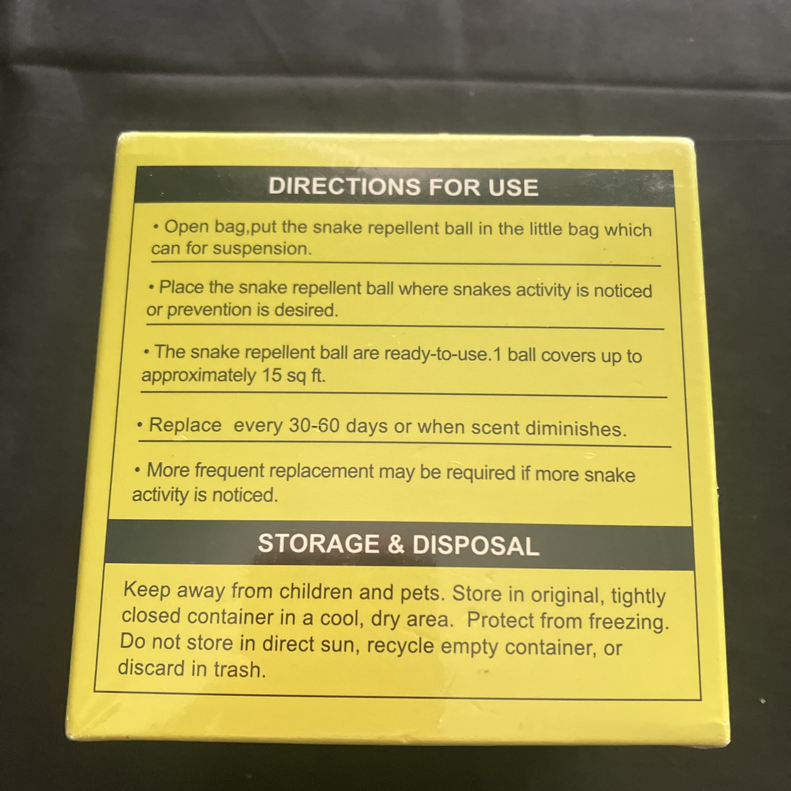 Snake Repellent Balls for Yard – Powerful Outdoor Protection | Pet & Child Safe