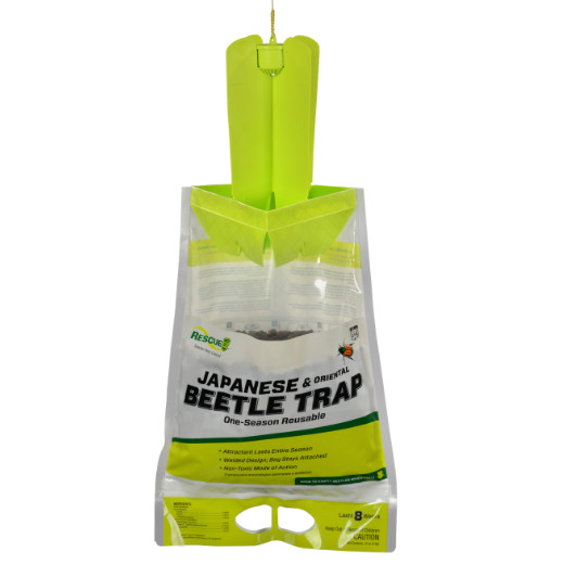 Rescue Japanese & Oriental Beetle Trap lasts 8 weeks reusable Rescue! beetles