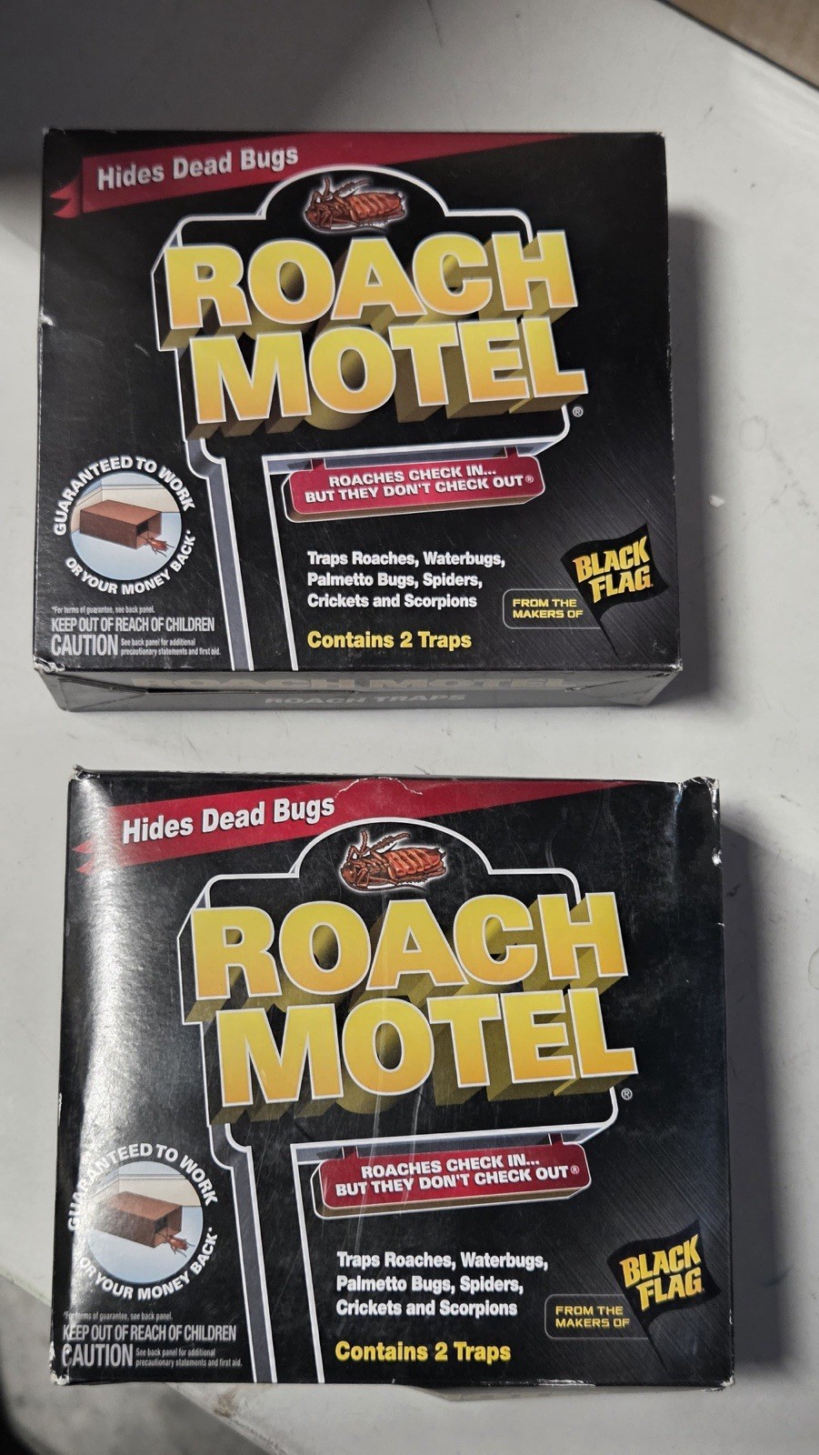 Black Flag Roach Motel 2 Traps-4pk
