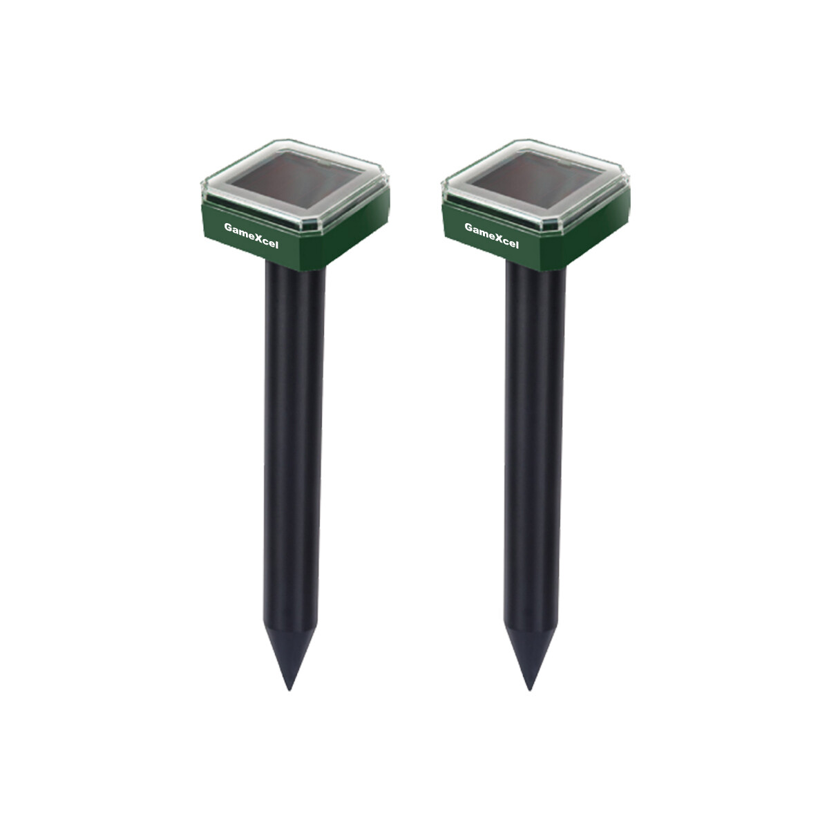 2/4 Pcs Animal Repeller Solar Power Ultrasonic Repellent Mice Gopher Repeller