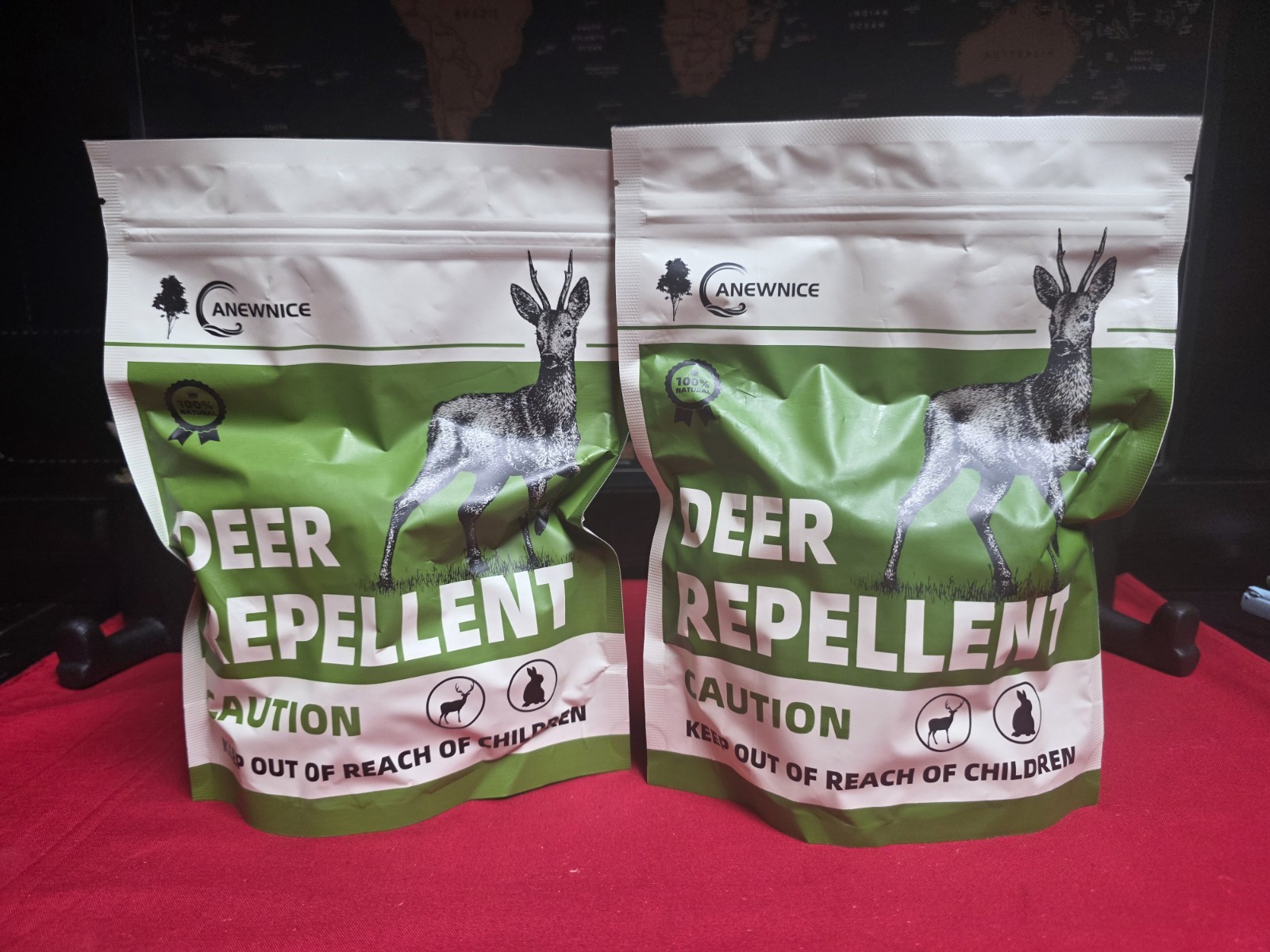 Lot Of 2 Outdoor Scent Barrier Pouch for Garden Plants & Trees – Natural Free Sh