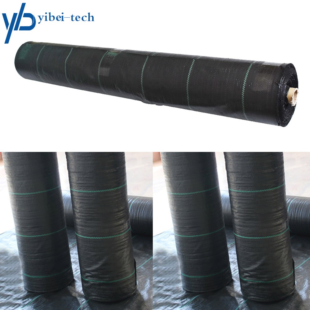 Heavy Duty 6×100FT Weed Barrier Fabric Woven Garden Ground Weed Cover Landscape