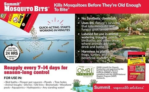 Summit 117-6 Mosquito Bits, Granular, 30 oz Package