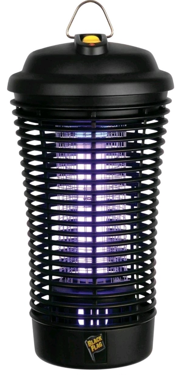 Black Flag 40W Deluxe Outdoor Bug Zapper – Electric Insect Killer – Black