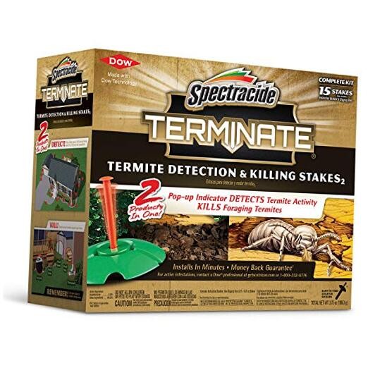 Terminate Termite Detection & Killing Stakes, Kills 1 Pack Detection Stakes