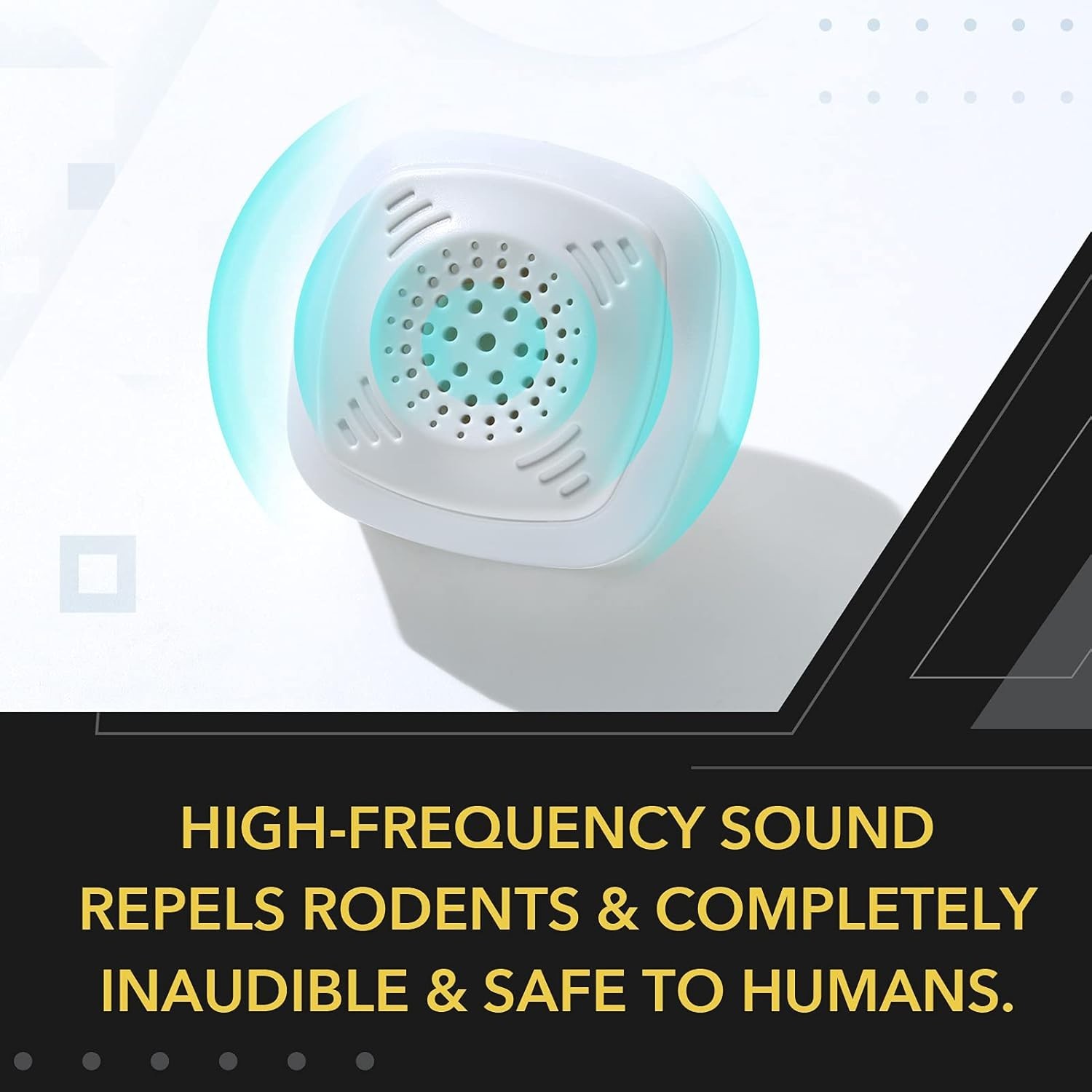 OW-5 Ultrasonic Rodent Repellers 4 Pack – Poison-Free & Child-Safe Solution