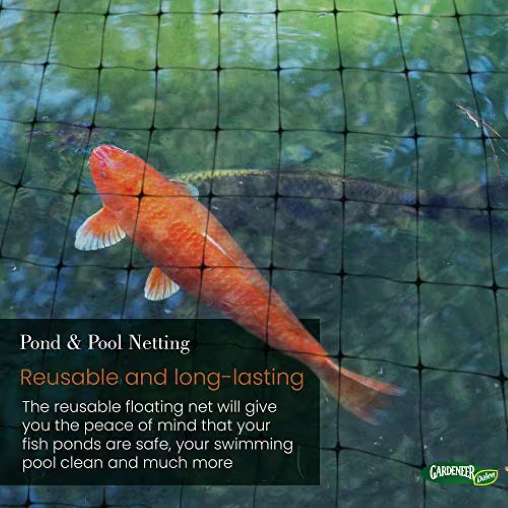Pool and Pond Netting 3/8 In. Polypropylene Mesh (28 Ft. X 28 Ft. )
