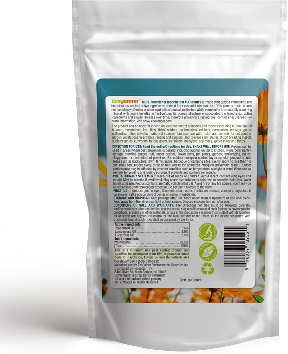 Multi-Purpose V-Granules 2LBS Bag, Horticulture or Household Use for Indoor &…