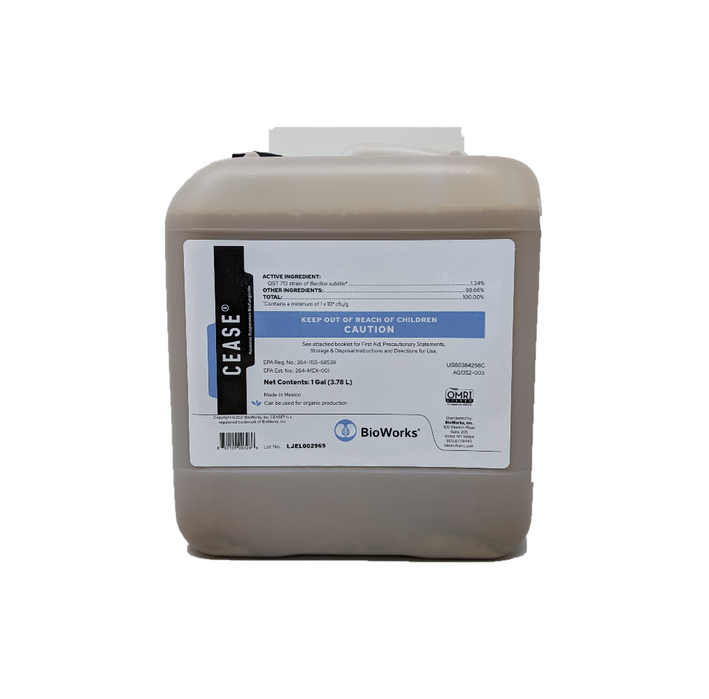Cease Fungicide Bactericide – 128 fl oz Jug by Bioworks