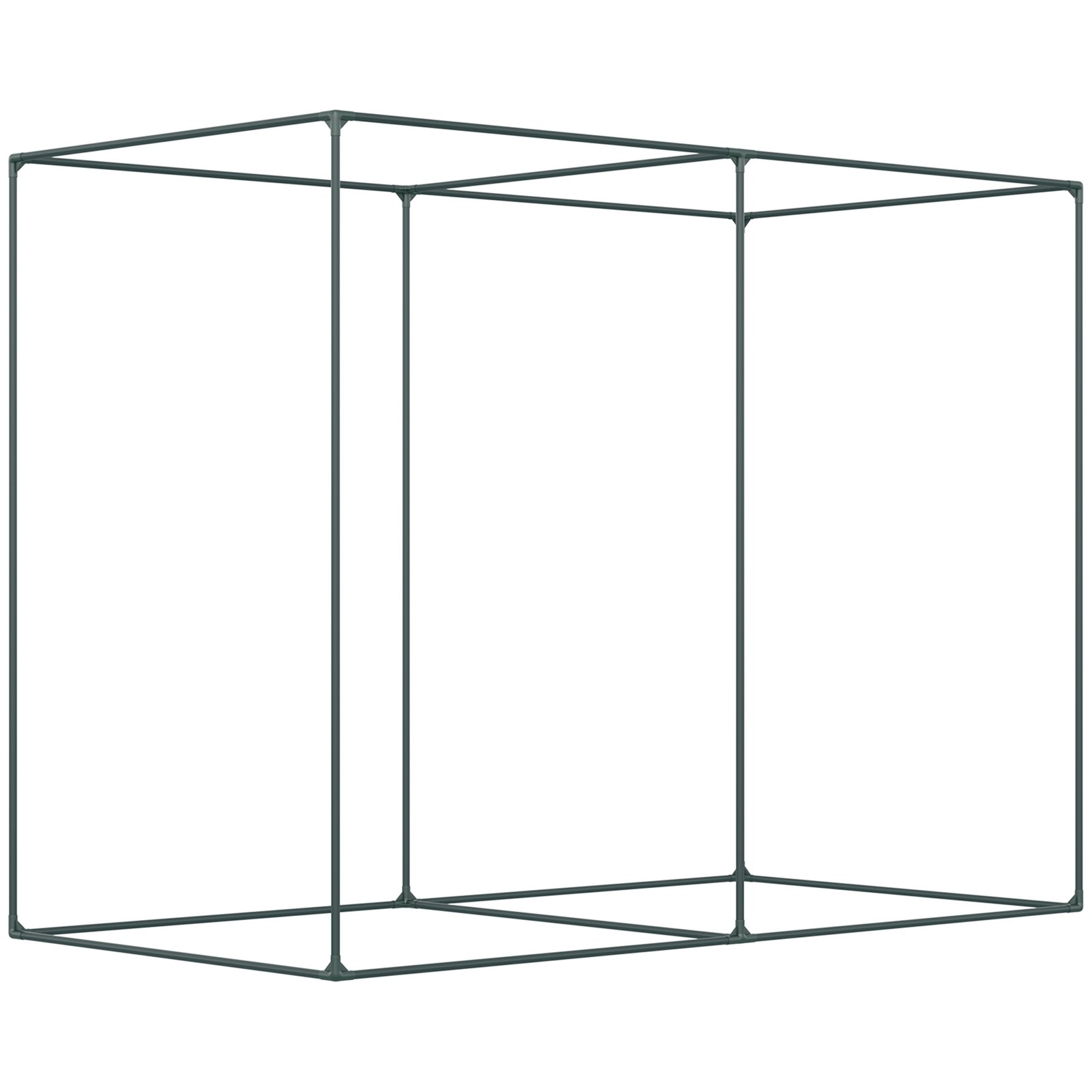 6 x 3ft Crop Cage Black