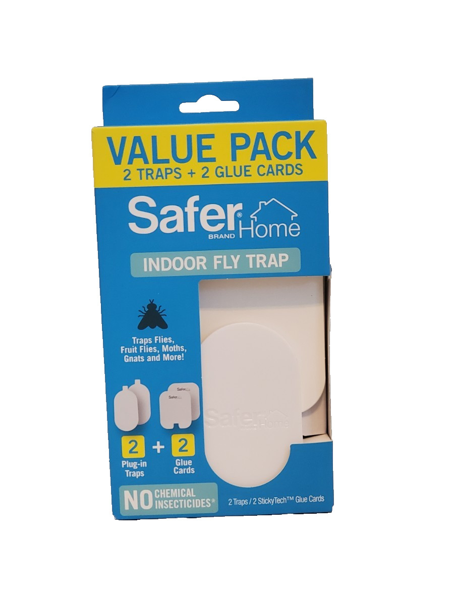 Safer Home Indoor Fly Trap, 2 Pack