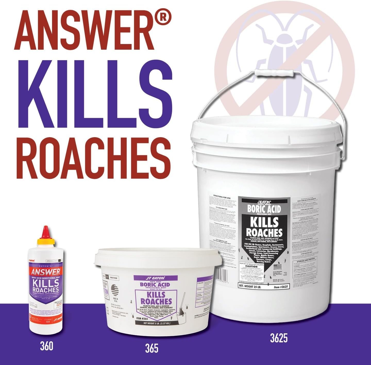 Multi-Purpose Boric Acid Powder – Eliminate Roaches, Ants & Silverfish Safely