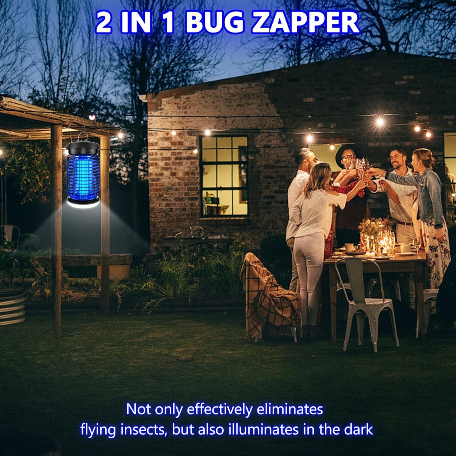Modern LED Insect Zapper – Dual Action for Mosquito Control Indoors & Outdoors