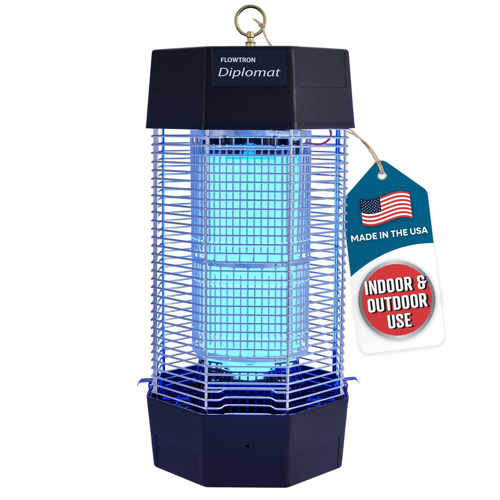 Flowtron Diplomat Fly Control Device, 120-Watt Bug Zapper 1200 Sq.Ft