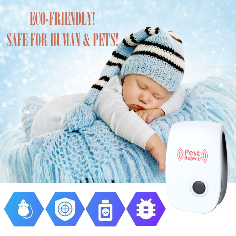 Bulks Ultrasonic Pest Reject Home Control Electronic Repellent Rat Mice Repeller