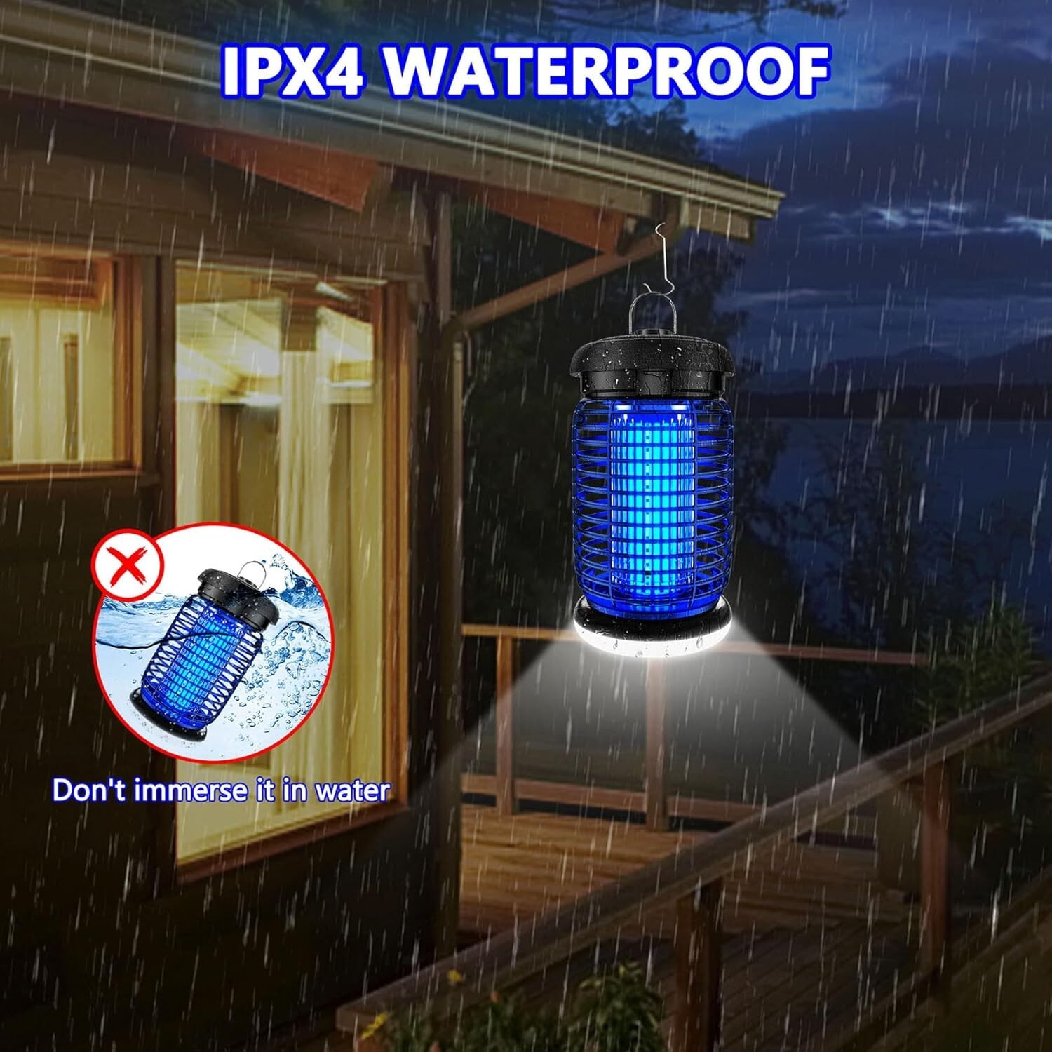 Modern LED Insect Zapper – Dual Action for Mosquito Control Indoors & Outdoors