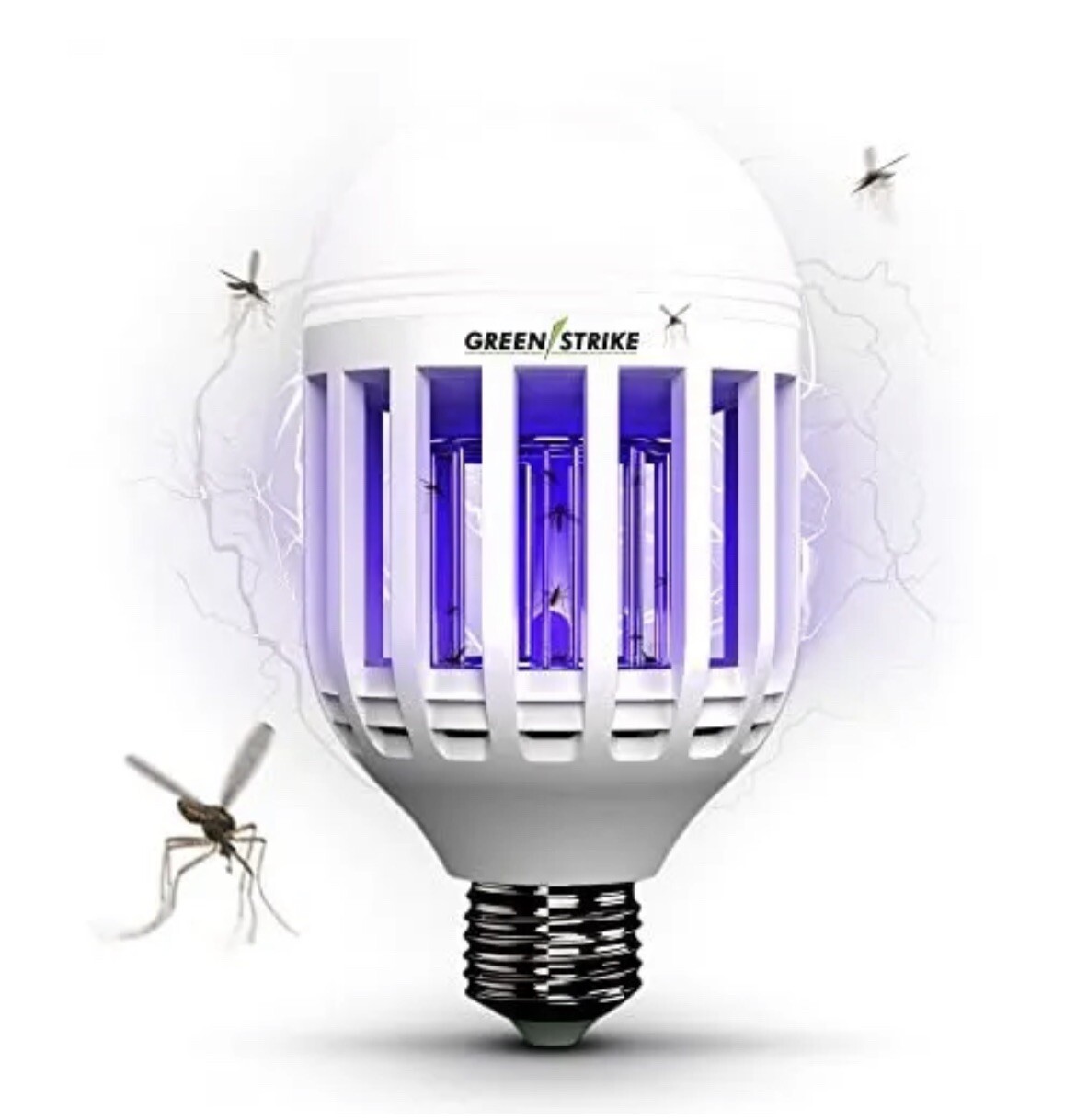 NEW NEBO Z Bug Bulb 2-In-1 UV Mosquito Zapper & 60w 600 Lumen LED Lightbulb 6458