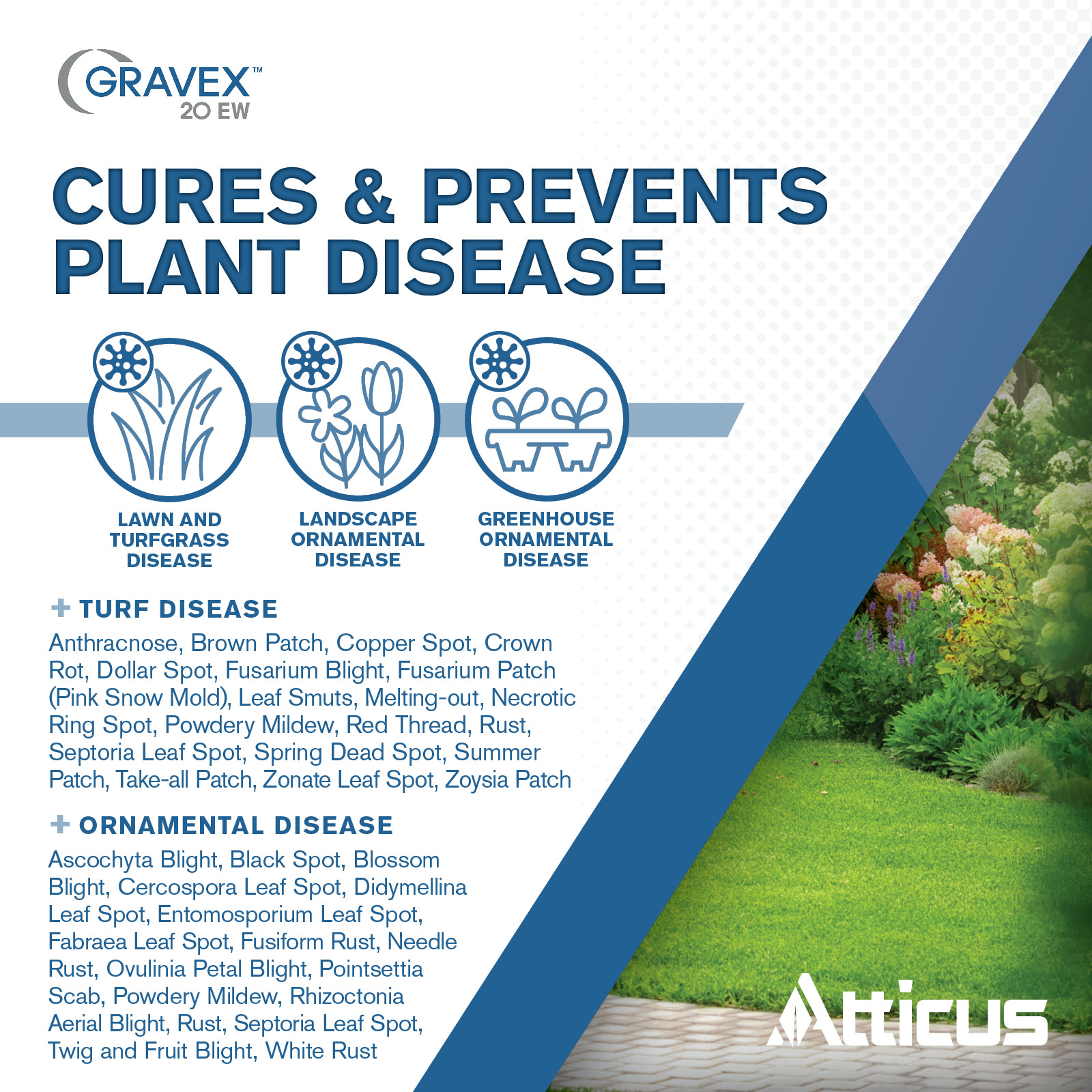 Gravex 20 EW (16 oz) Fungicide (Compare to Eagle 20EW) – Fungus Control for Lawn