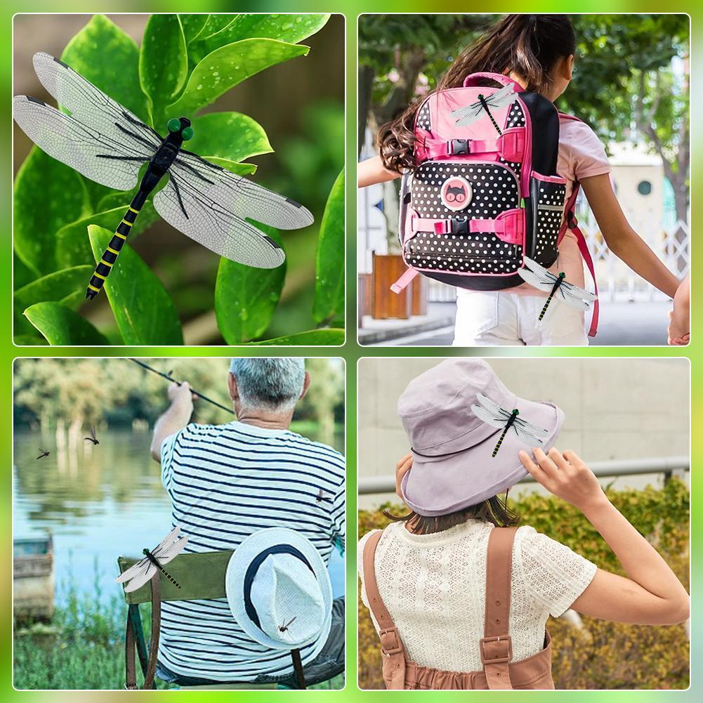 4PCS Outdoor Simulation Dragonfly Mosquito Repellent Simulation Large Dragonfly