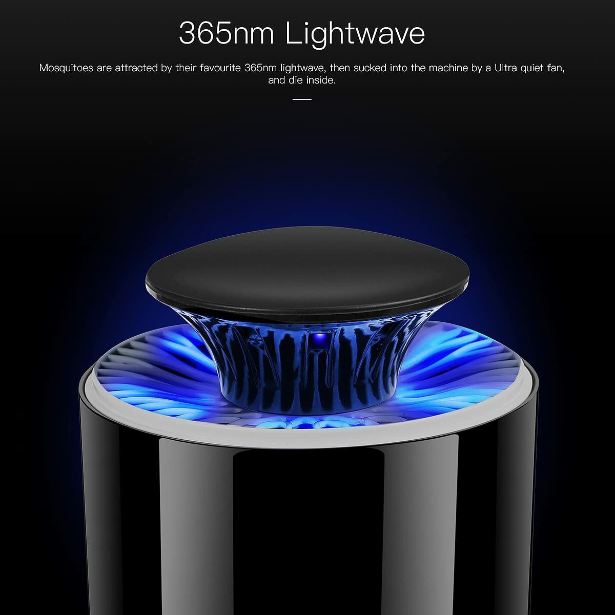 Electric UV Mosquito Killer Lamp Outdoor/Indoor Fly Bug Insect Zapper Trap USB