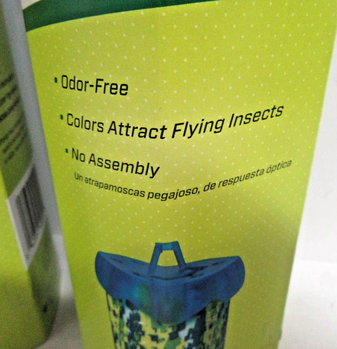 2 Pack RESCUE Fly TrapStik Indoor Hanging Fly Trap Non-toxic